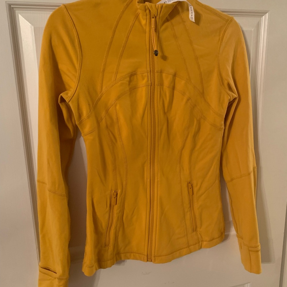 🍒LULULEMON 4 DEFINE Jacket HONEY LEMON Honeycomb Yellow Gold